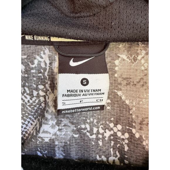 Nike Windbreaker Jacket Black and white Size Small - Picture 3 of 3